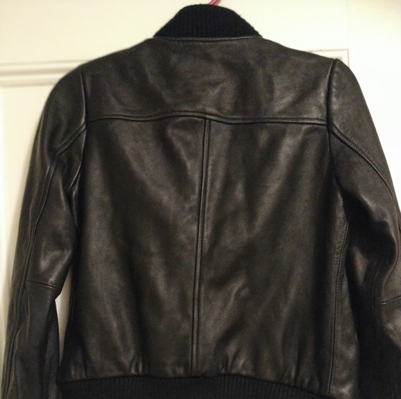 Michael Kors genuine leather jacket XS - Picture 3 of 10
